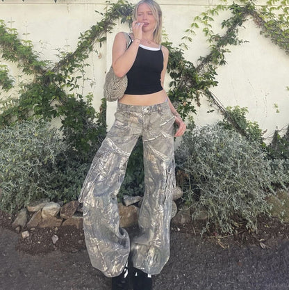 Carli Camo Cargo Pants