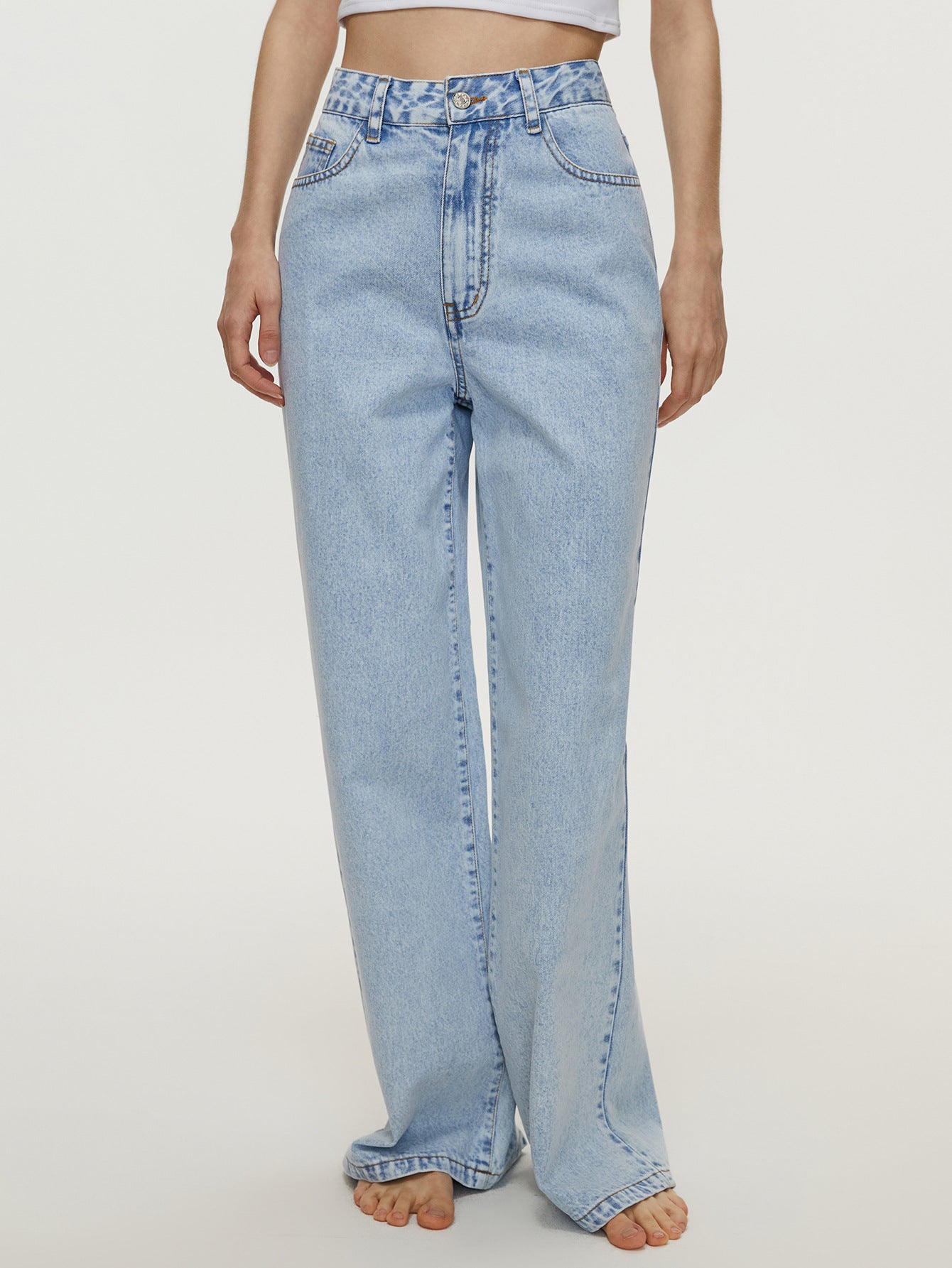 Vintage Breeze Wide-Leg Jeans