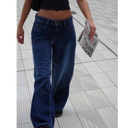 Street Wide Leg Denim Jeans